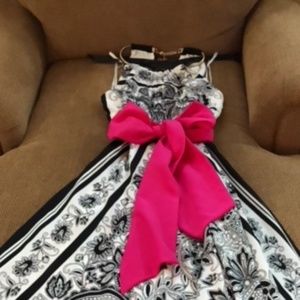 Eliza J women's black and white dress